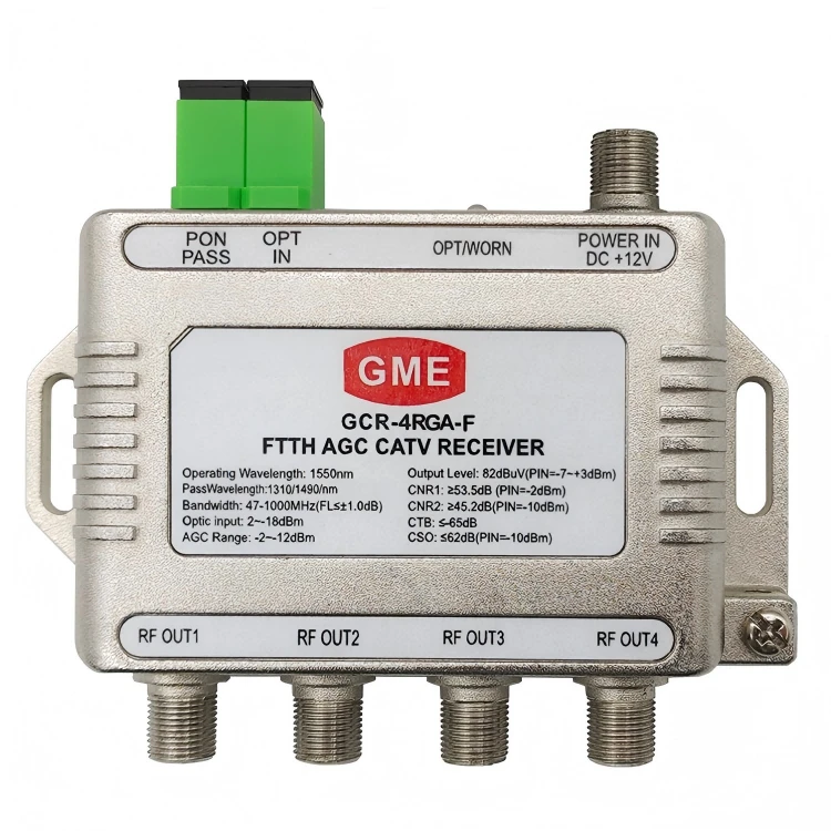 What are the application scenarios of FTTH AGC Cable Receiver?