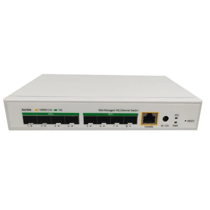 8-port 10G SFP+ Switch 